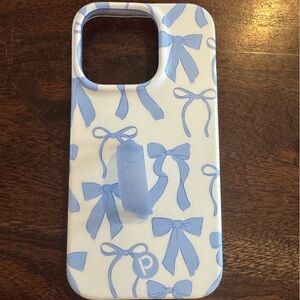 Loopy Case Blue Bow Pattern Phone Case